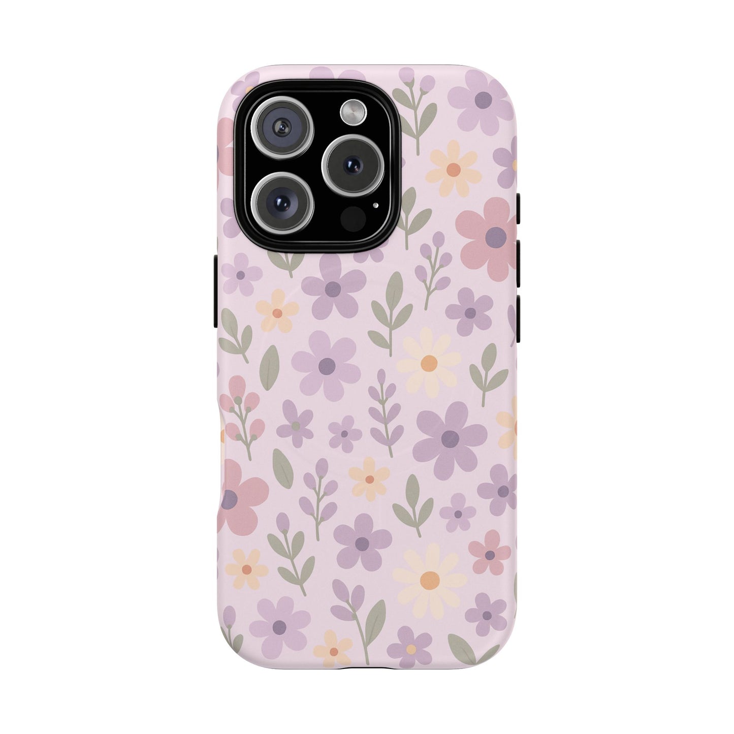 Floral Magnetic | Compatible with MagSafe Phone Case - Stylish and Durable Protection