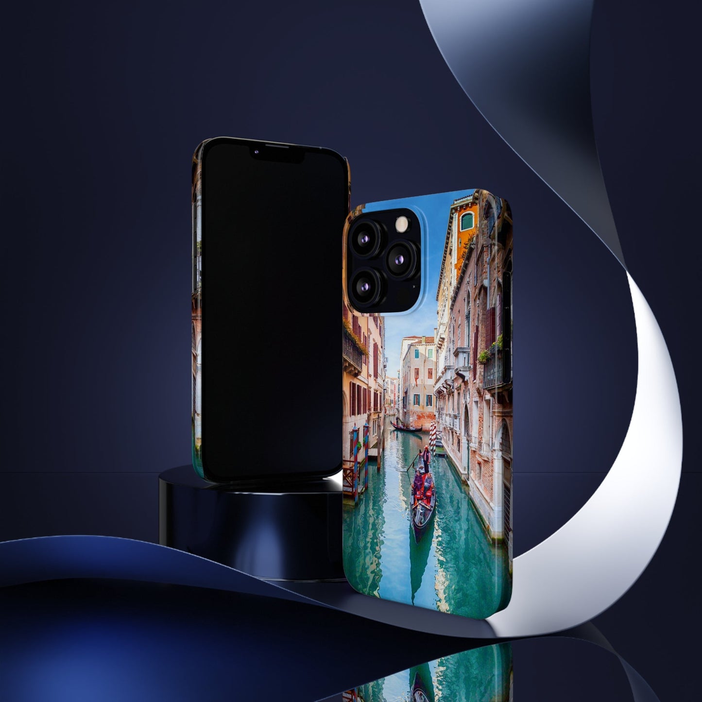 Slim Phone Cases with Venice Italy Travel Design