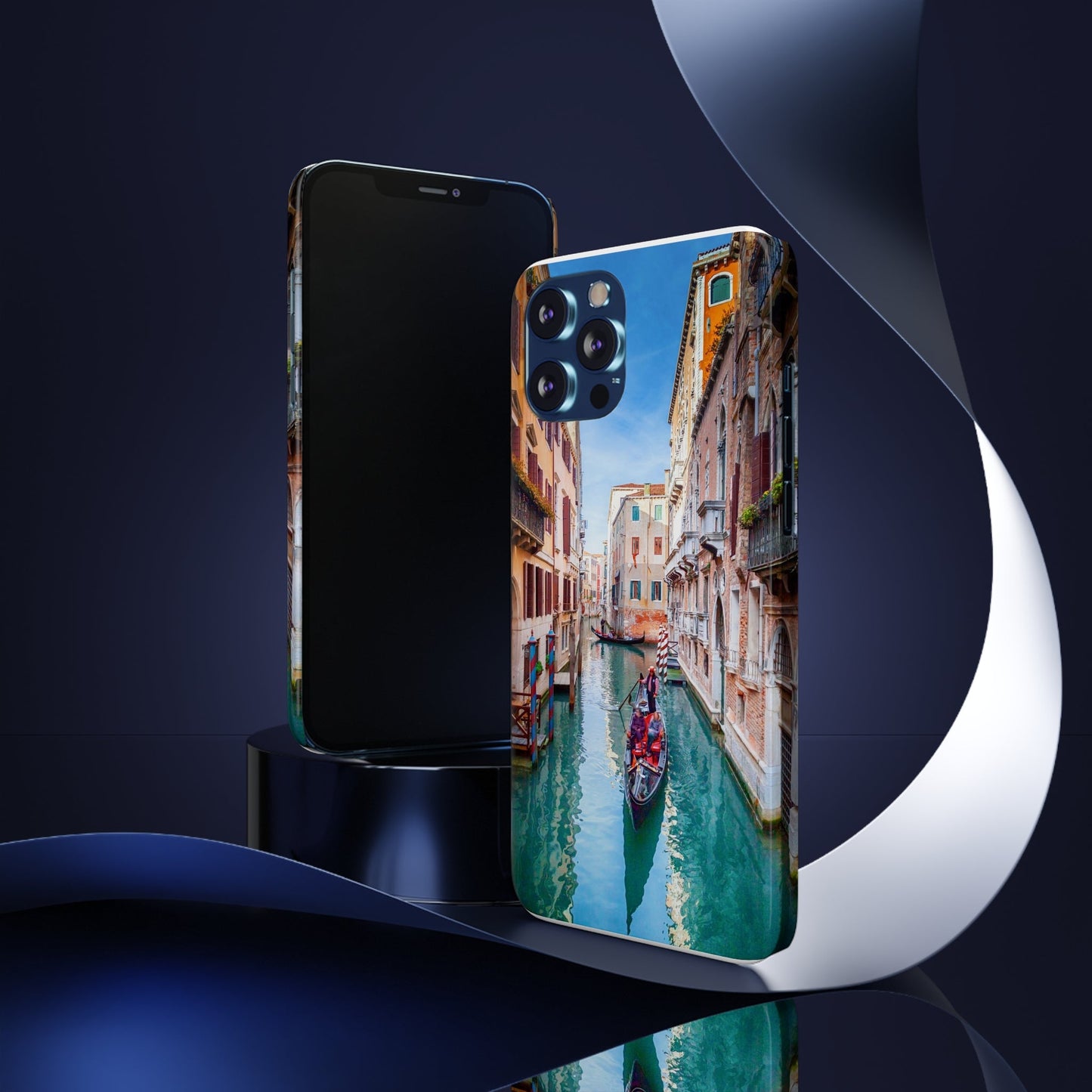 Slim Phone Cases with Venice Italy Travel Design