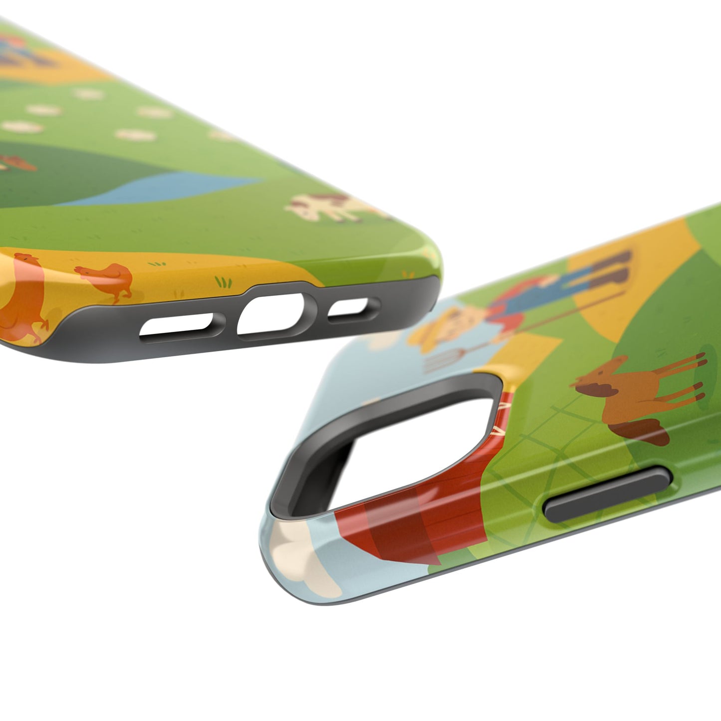 Farm-Themed Impact-Resistant MagSafe Phone Case