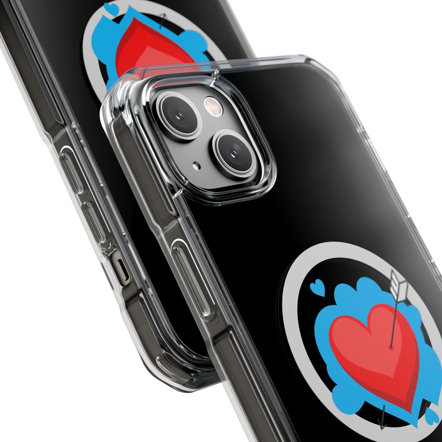 Magnetic Clear Phone Case | Compatible with MagSafe | Be Mine Love Edition