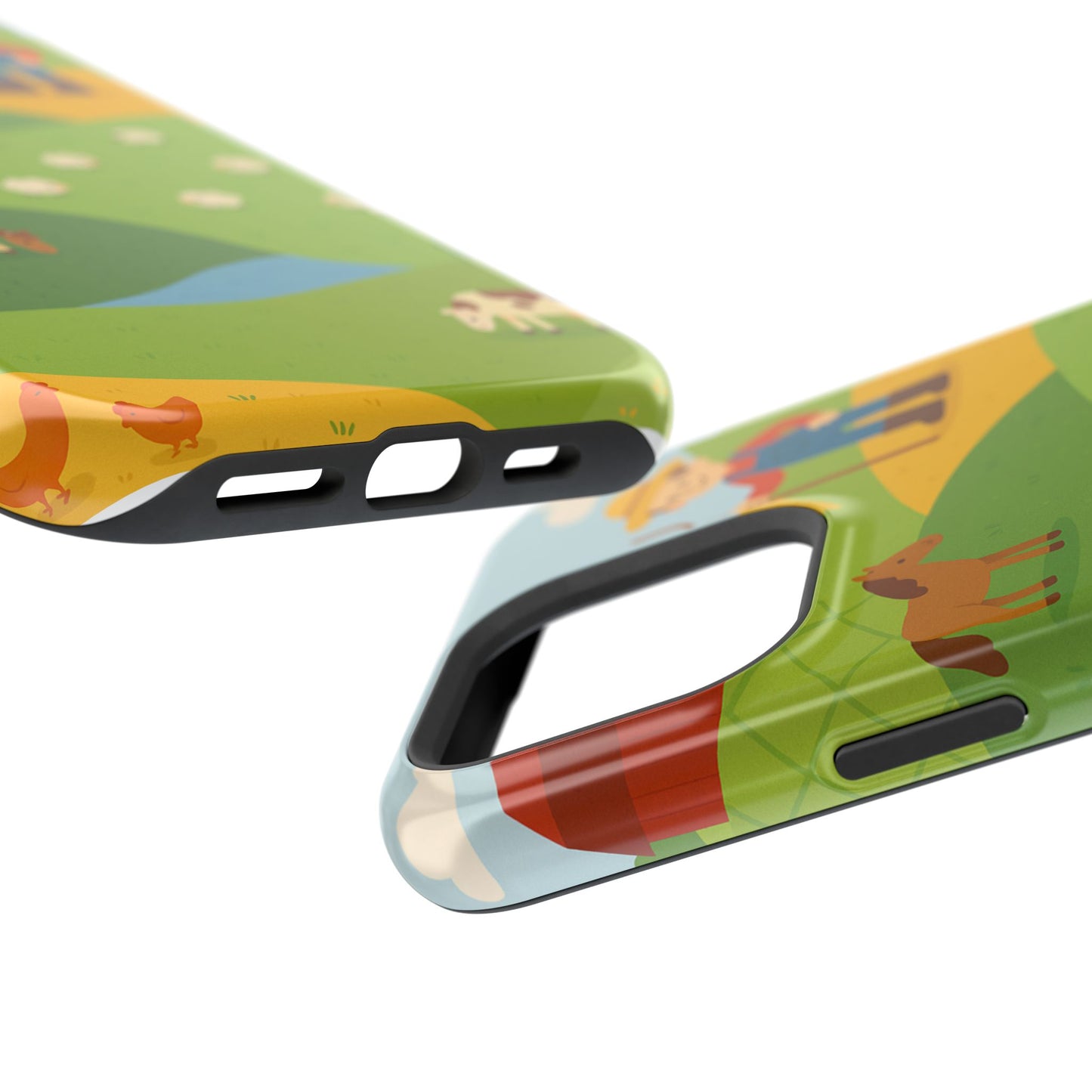 Farm-Themed Impact-Resistant MagSafe Phone Case