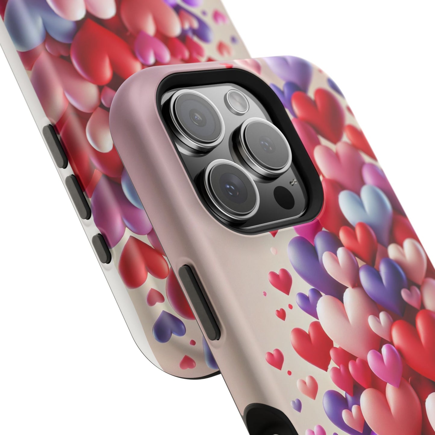 Shamo's Phone Case | MagSafe Compatible | Love Hearts Theme for iPhone 17 and more