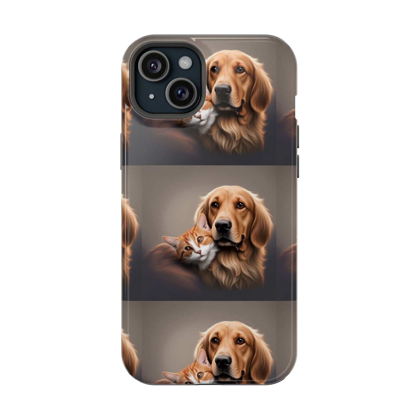 MagSafe Tough Cases cat and dog playing together
