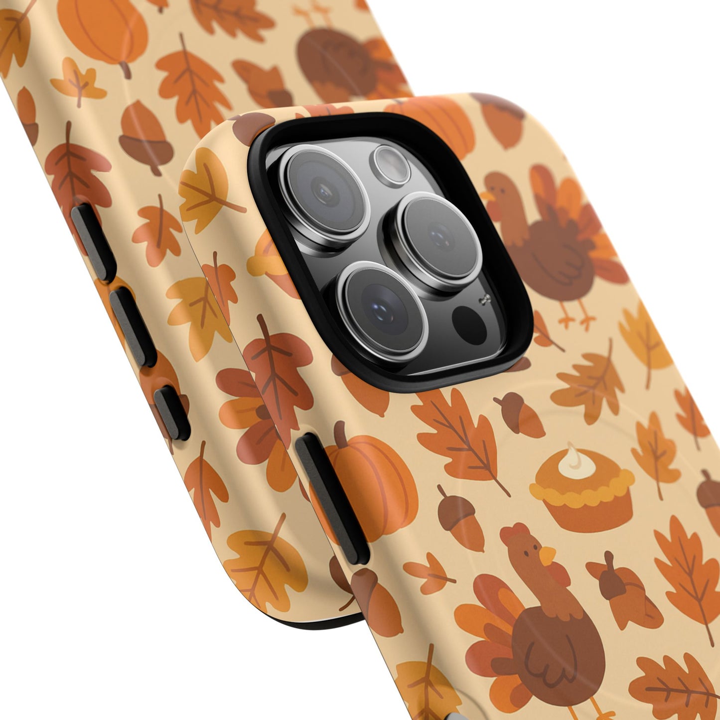 Thanksgiving-Themed Tough Magnetic iPhone Case | Compatible with MagSafe