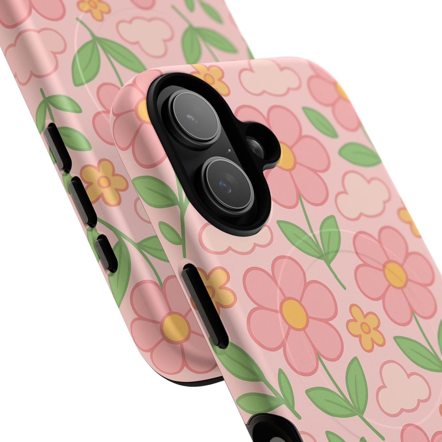 Floral Tough MagSafe Magnetic Phone Case - Stylish Protection for Your Device