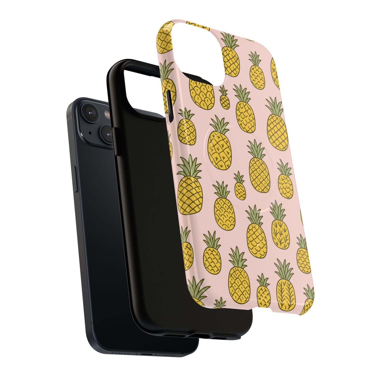 Pineapple Pattern Fruit Case for iPhone | MagSafe Compatible