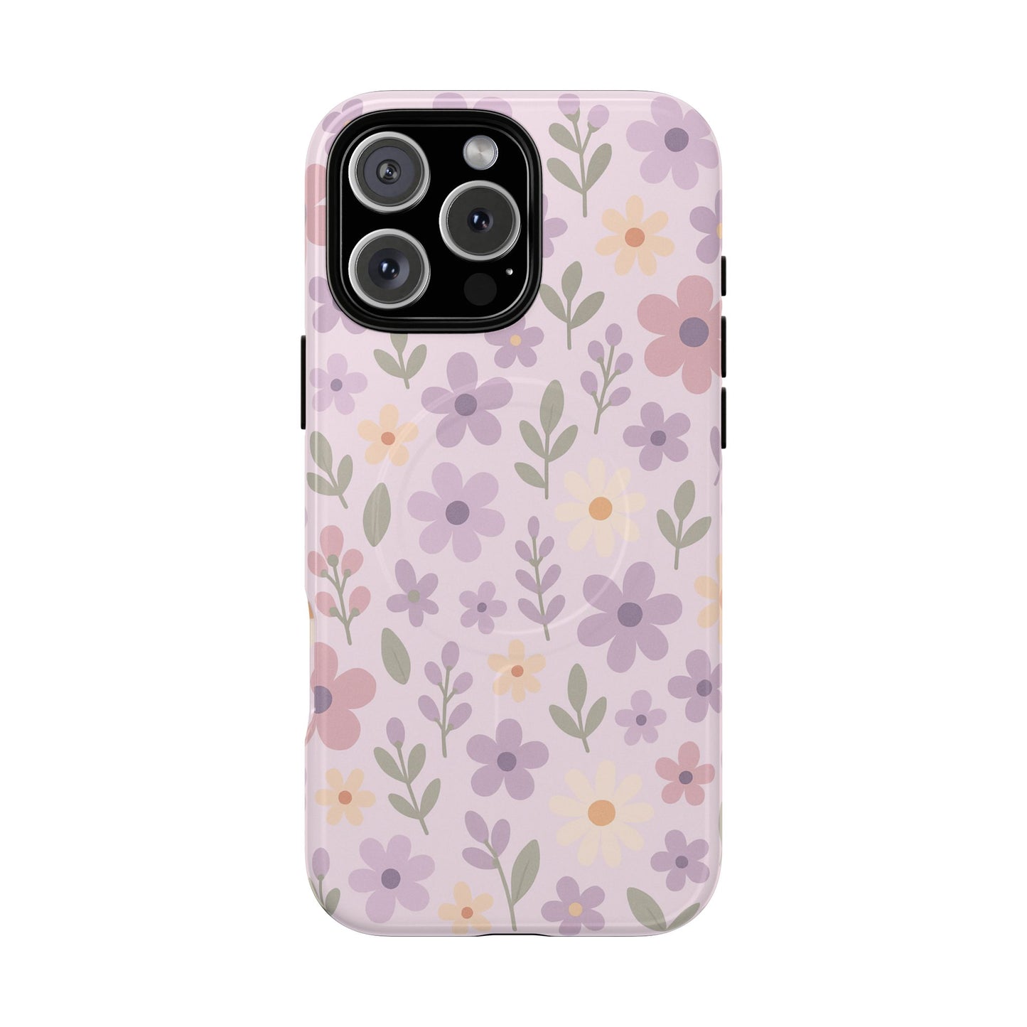 Floral Magnetic | Compatible with MagSafe Phone Case - Stylish and Durable Protection