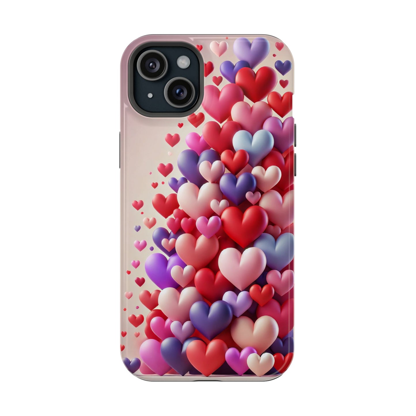 Shamo's Phone Case | MagSafe Compatible | Love Hearts Theme for iPhone 17 and more