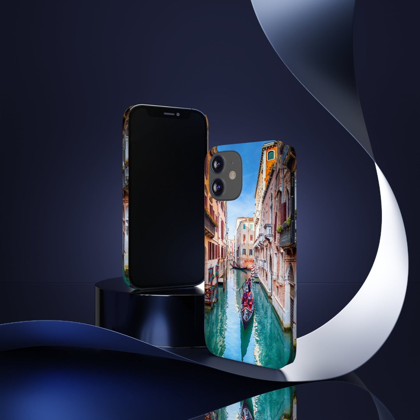 Slim Phone Cases with Venice Italy Travel Design