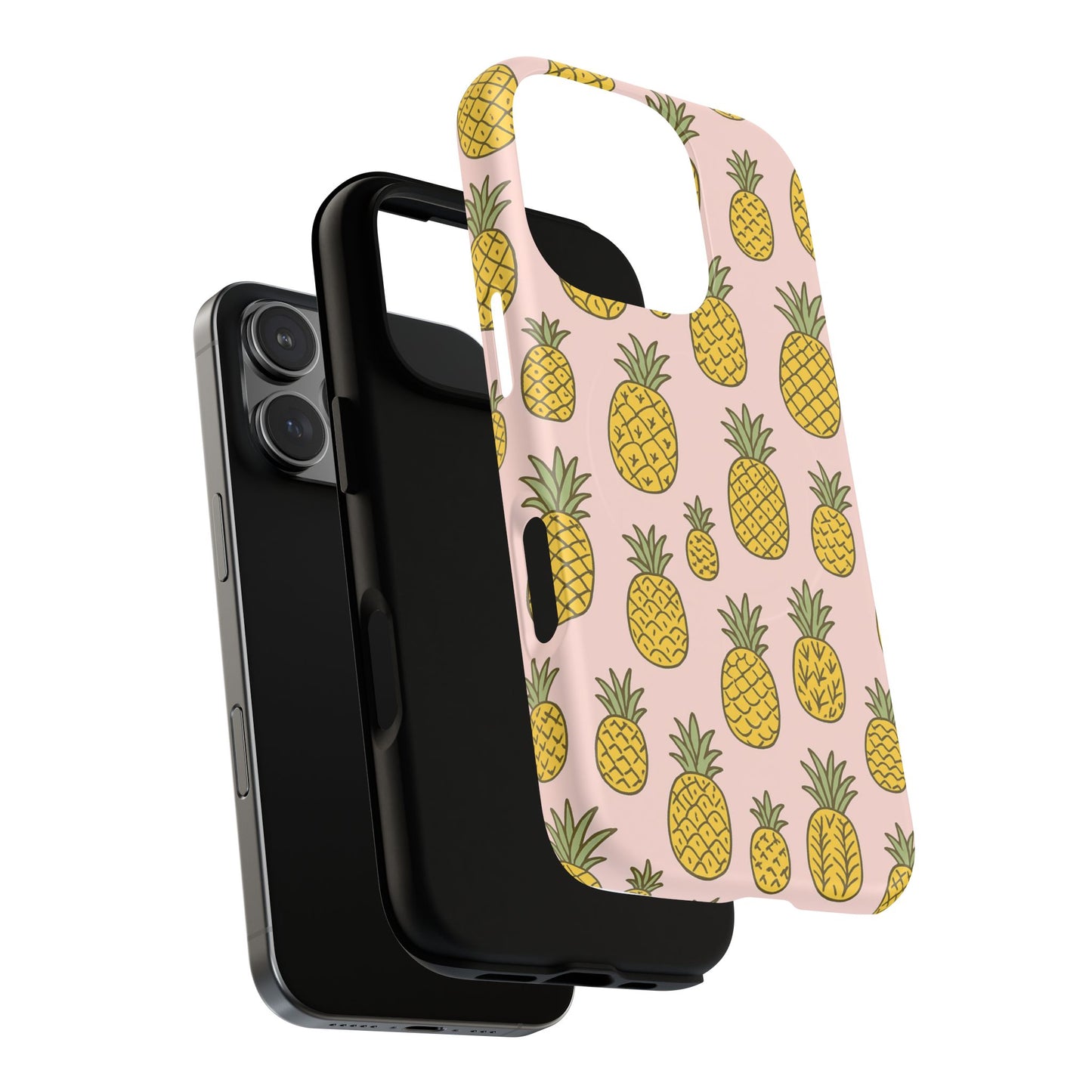 Pineapple Pattern Fruit Case for iPhone | MagSafe Compatible