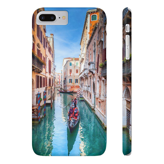 Slim Phone Cases with Venice Italy Travel Design