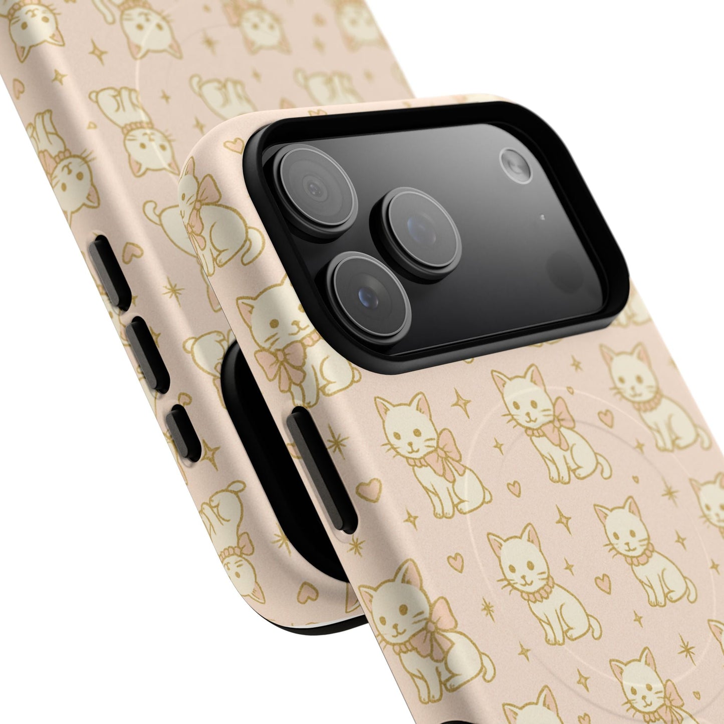 Cute Kawaii Cat Pattern iPhone Case with MagSafe Shamo's