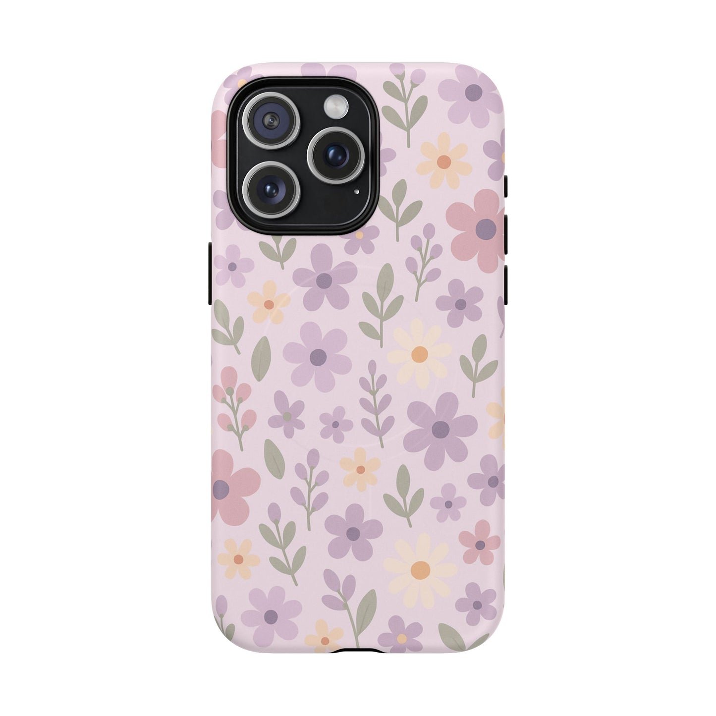 Floral Magnetic | Compatible with MagSafe Phone Case - Stylish and Durable Protection