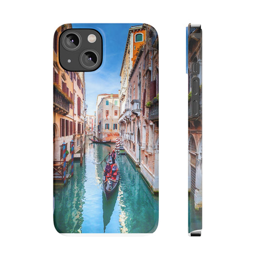 Slim Phone Cases with Venice Italy Travel Design