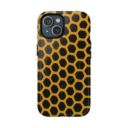 Stylish Leopard Pattern Magnetic iPhone Case | Compatible with MagSafe