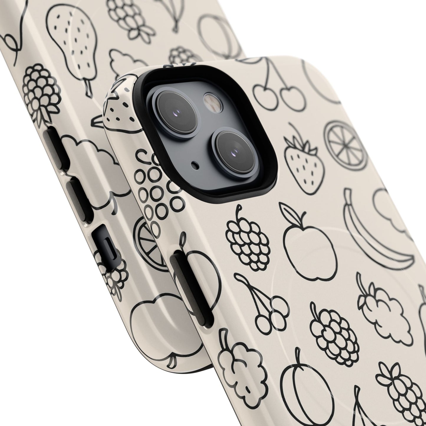 Fruit Pattern Tough iPhone Case | Compatible with MagSafe