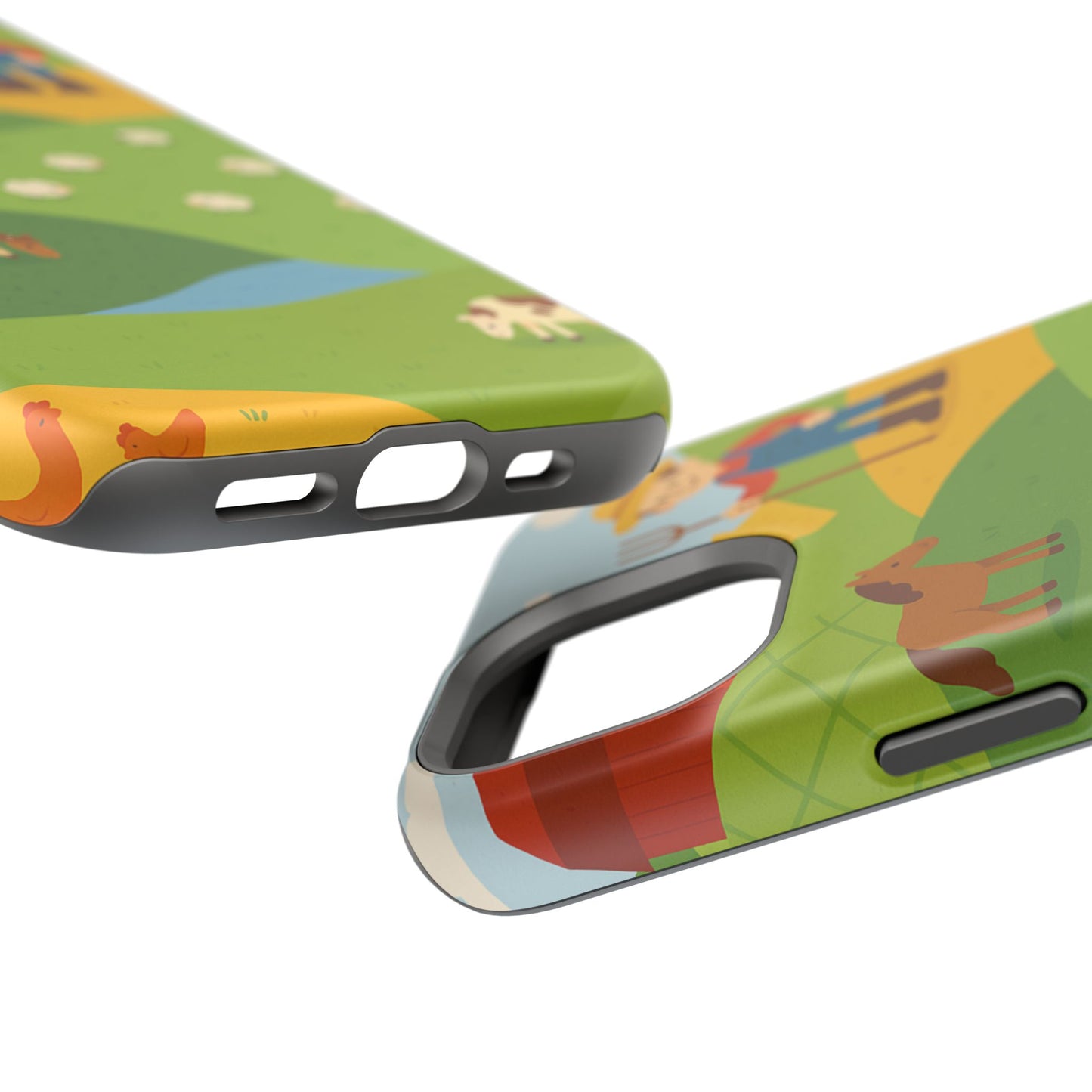 Farm-Themed Impact-Resistant MagSafe Phone Case