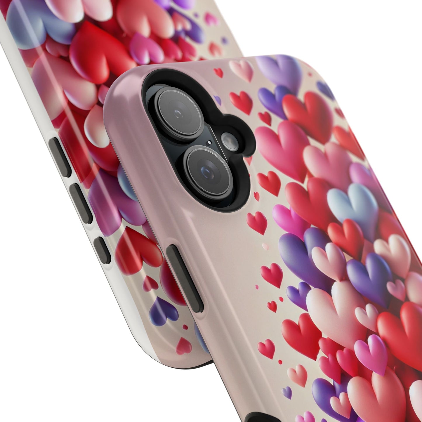 Shamo's Phone Case | MagSafe Compatible | Love Hearts Theme for iPhone 17 and more