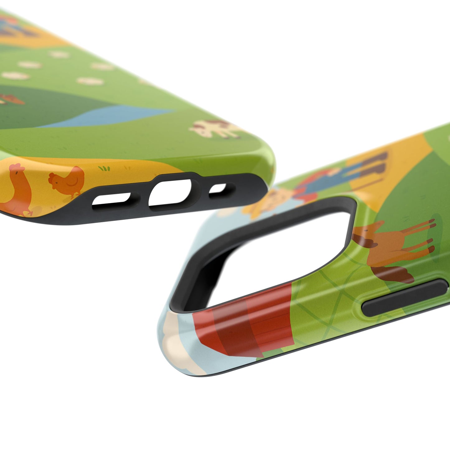 Farm-Themed Impact-Resistant MagSafe Phone Case