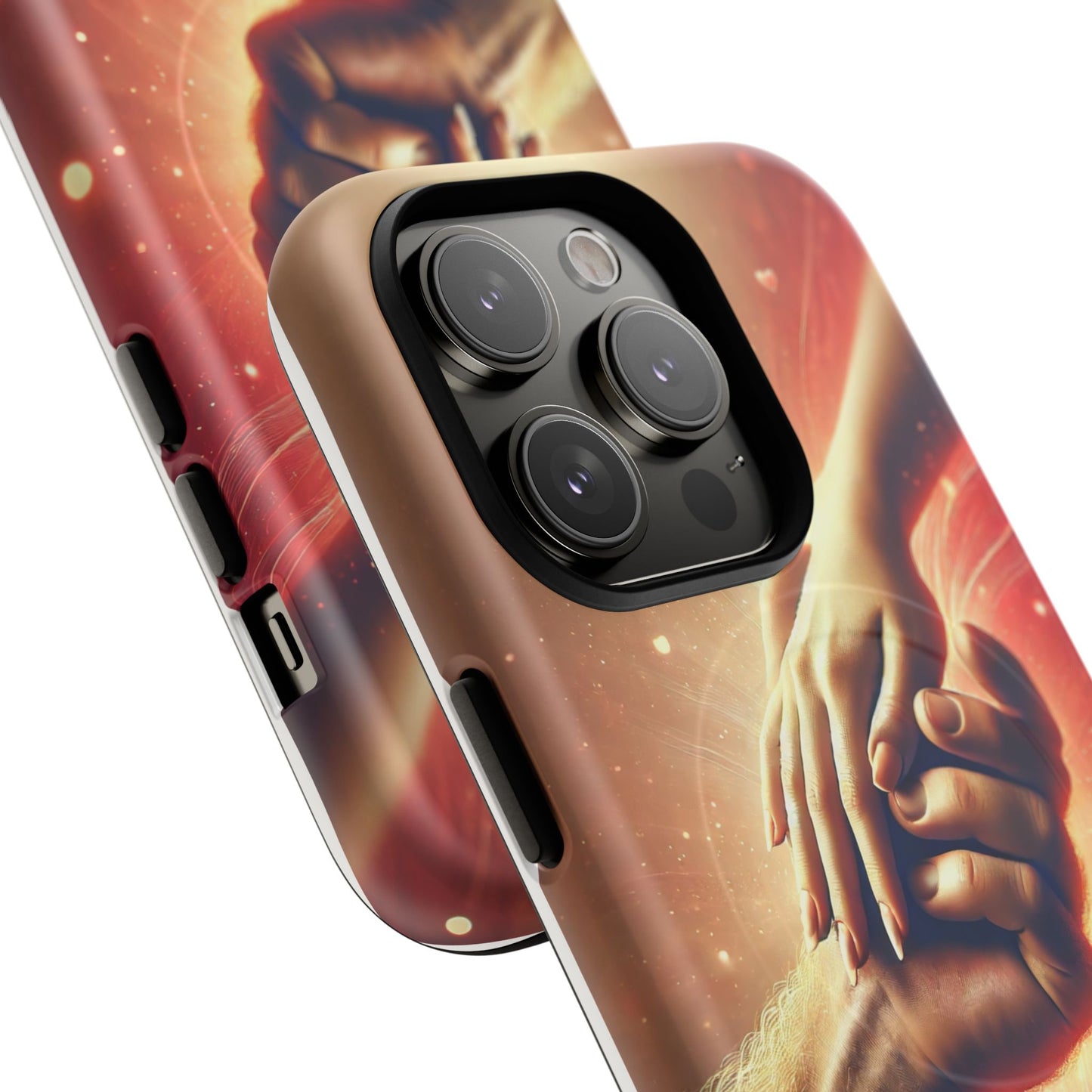 Magnetic Phone Case - Hands in Love Design - Compatible with MagSafe