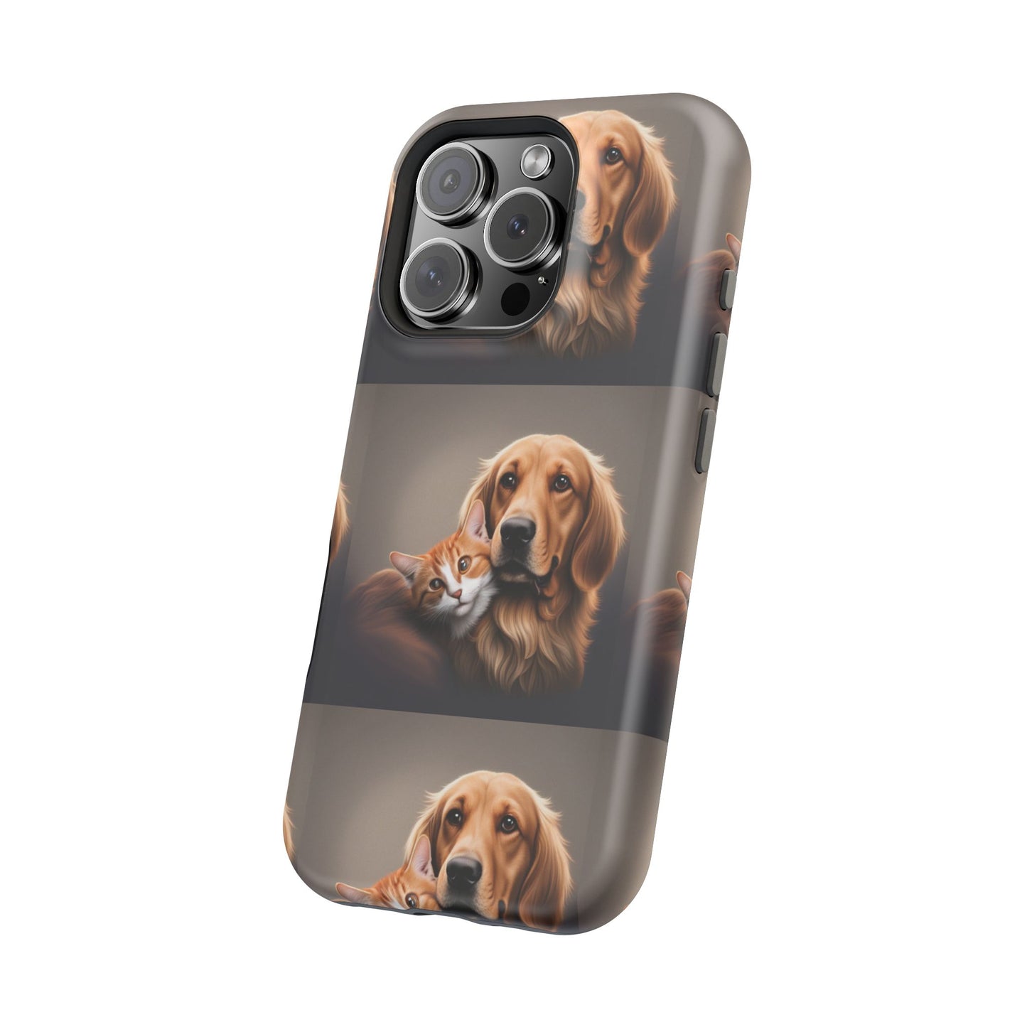 MagSafe Tough Cases cat and dog playing together