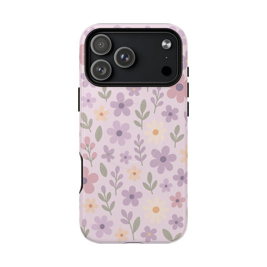 Floral Magnetic | Compatible with MagSafe Phone Case - Stylish and Durable Protection