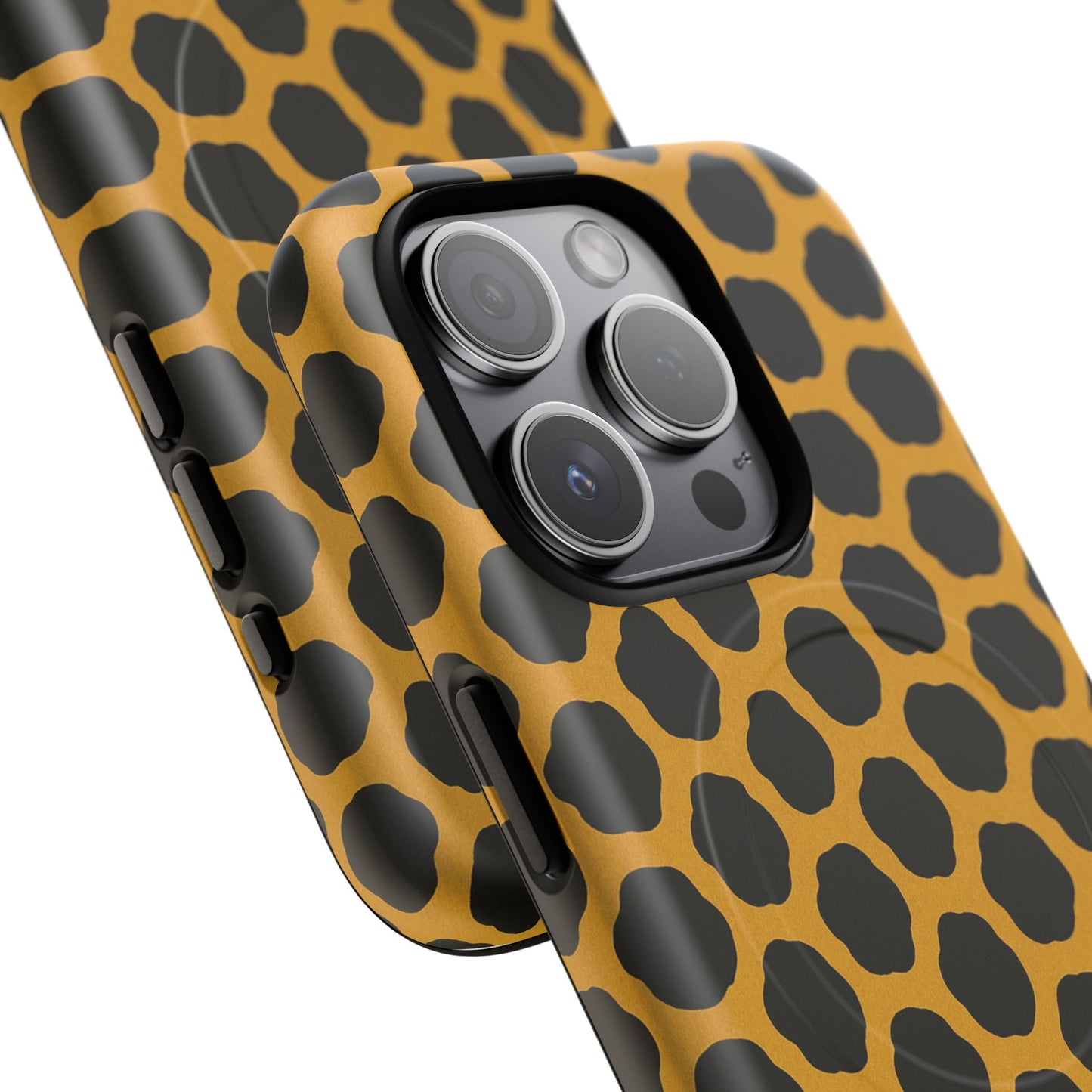 Stylish Leopard Pattern Magnetic iPhone Case | Compatible with MagSafe