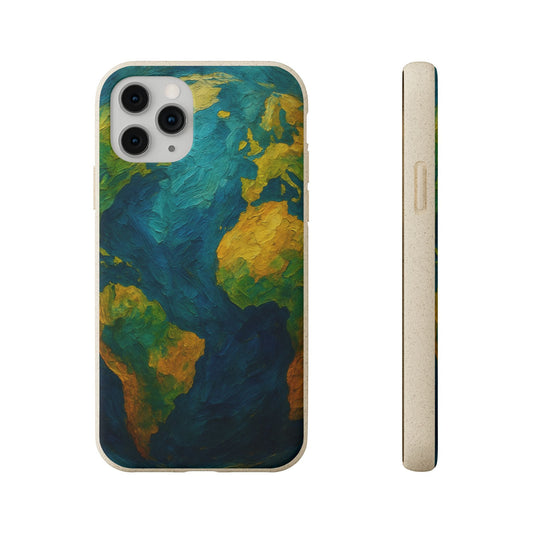 Biodegradable Phone Case — Earth Illustration Eco-Friendly Case Shamo's iPhone 11 Pro
