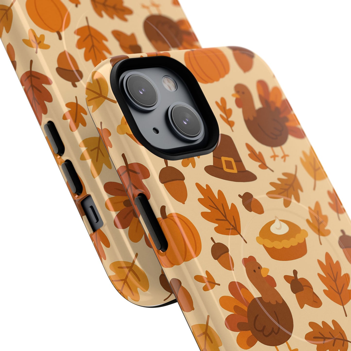 Thanksgiving-Themed Tough Magnetic iPhone Case | Compatible with MagSafe