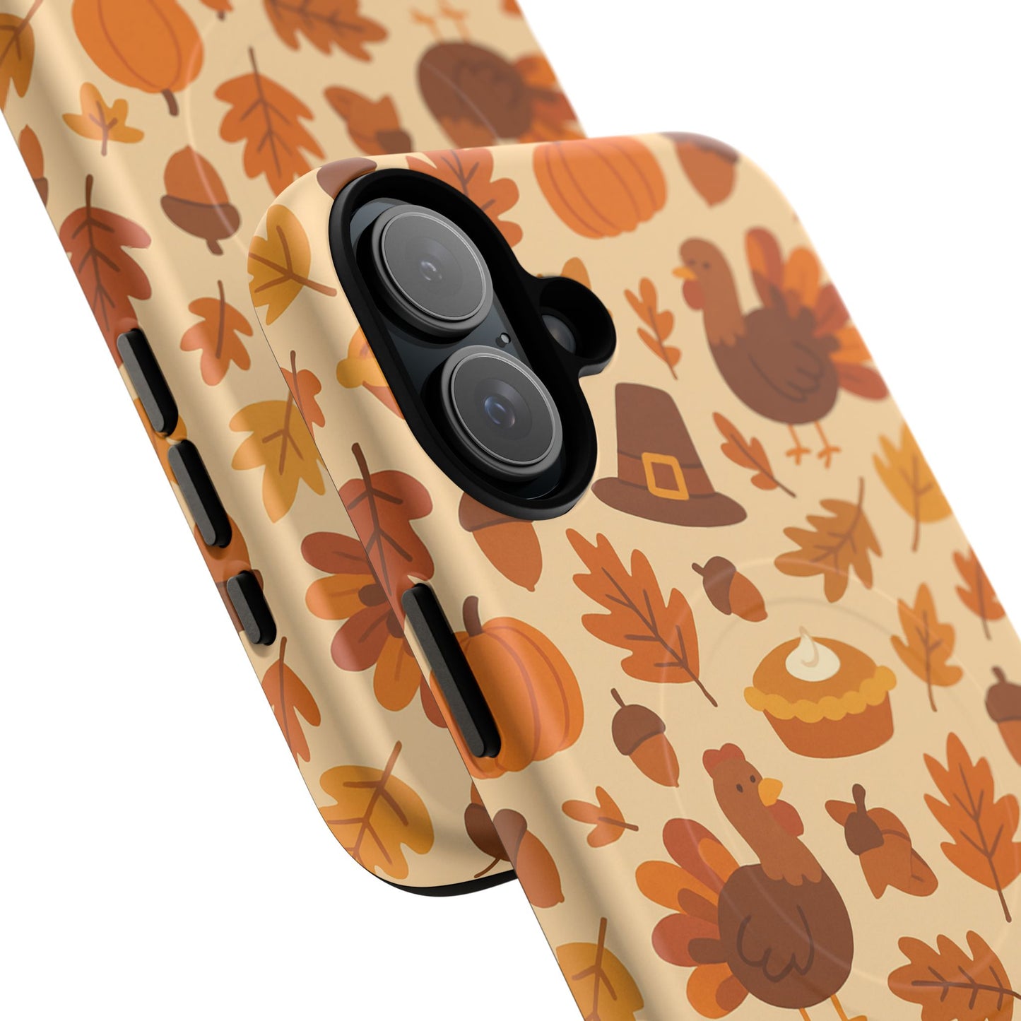 Thanksgiving-Themed Tough Magnetic iPhone Case | Compatible with MagSafe