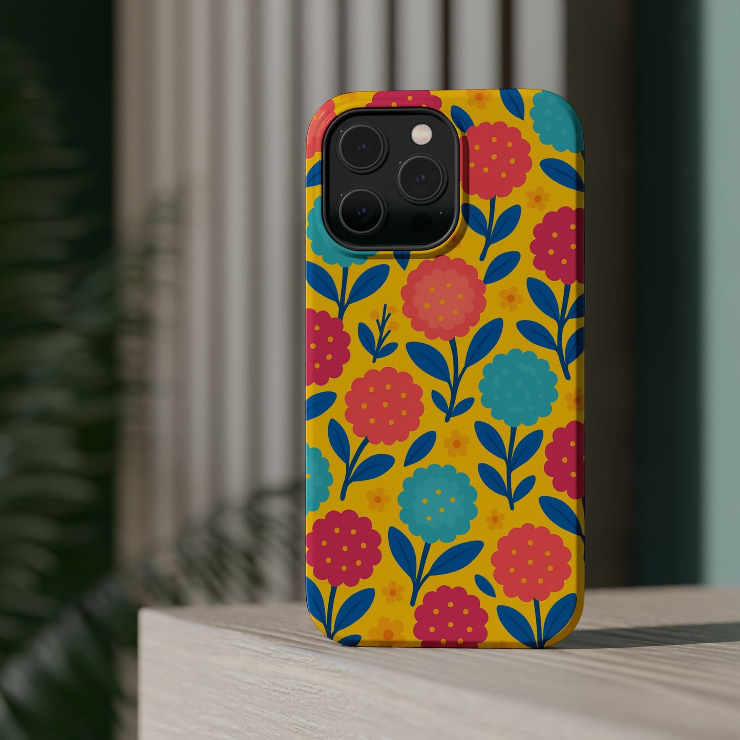 Vibrant Floral MagSafe Phone Case