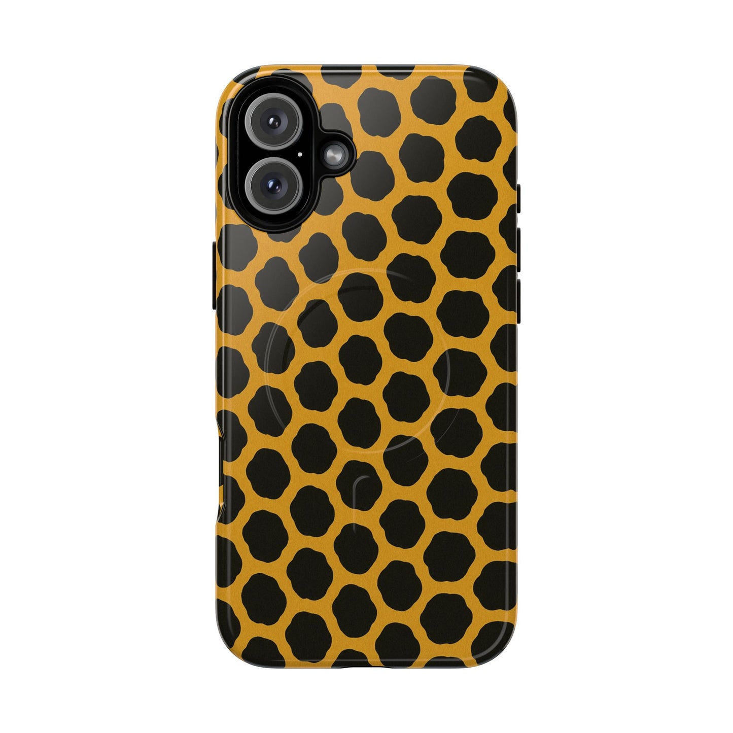 Stylish Leopard Pattern Magnetic iPhone Case | Compatible with MagSafe
