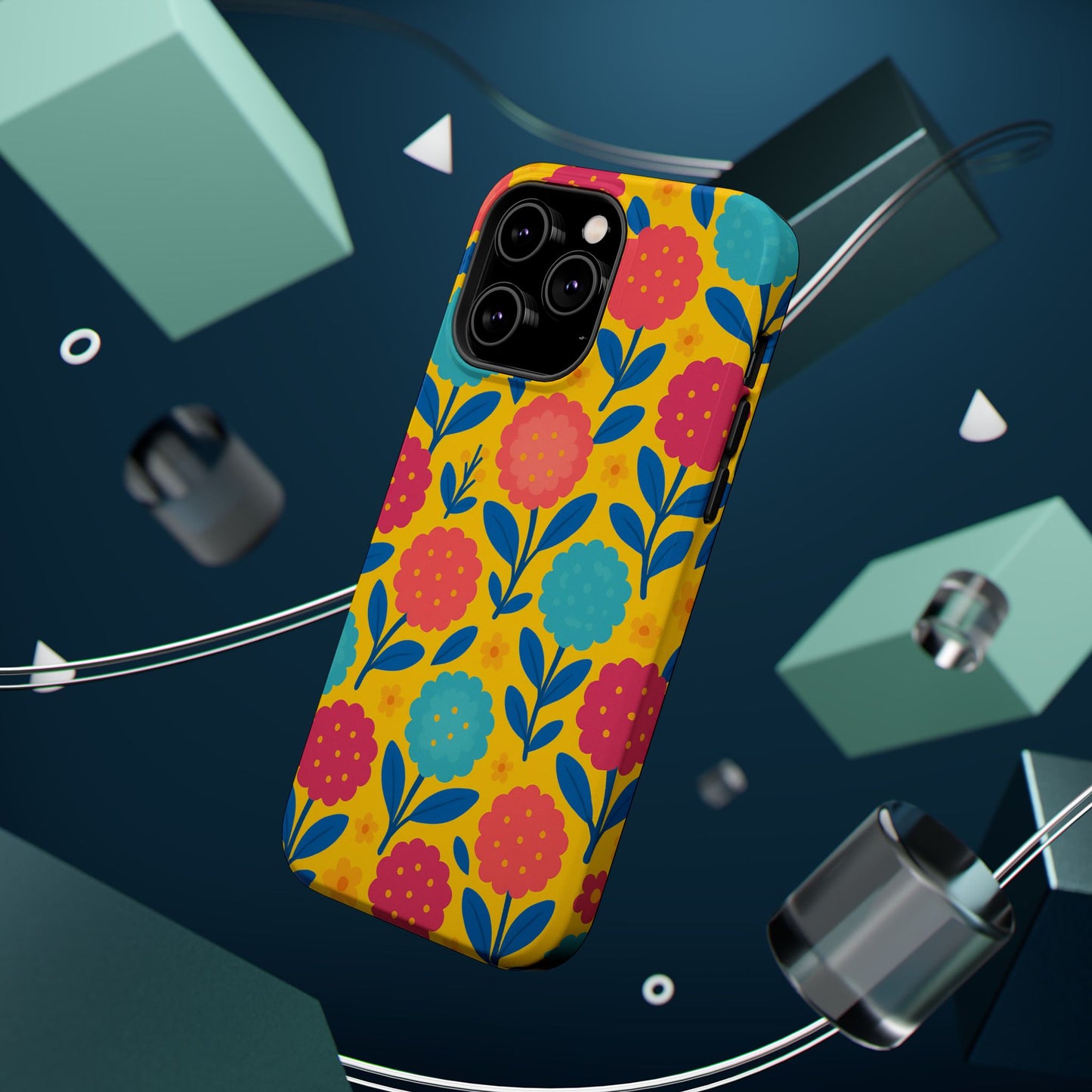 Vibrant Floral MagSafe Phone Case