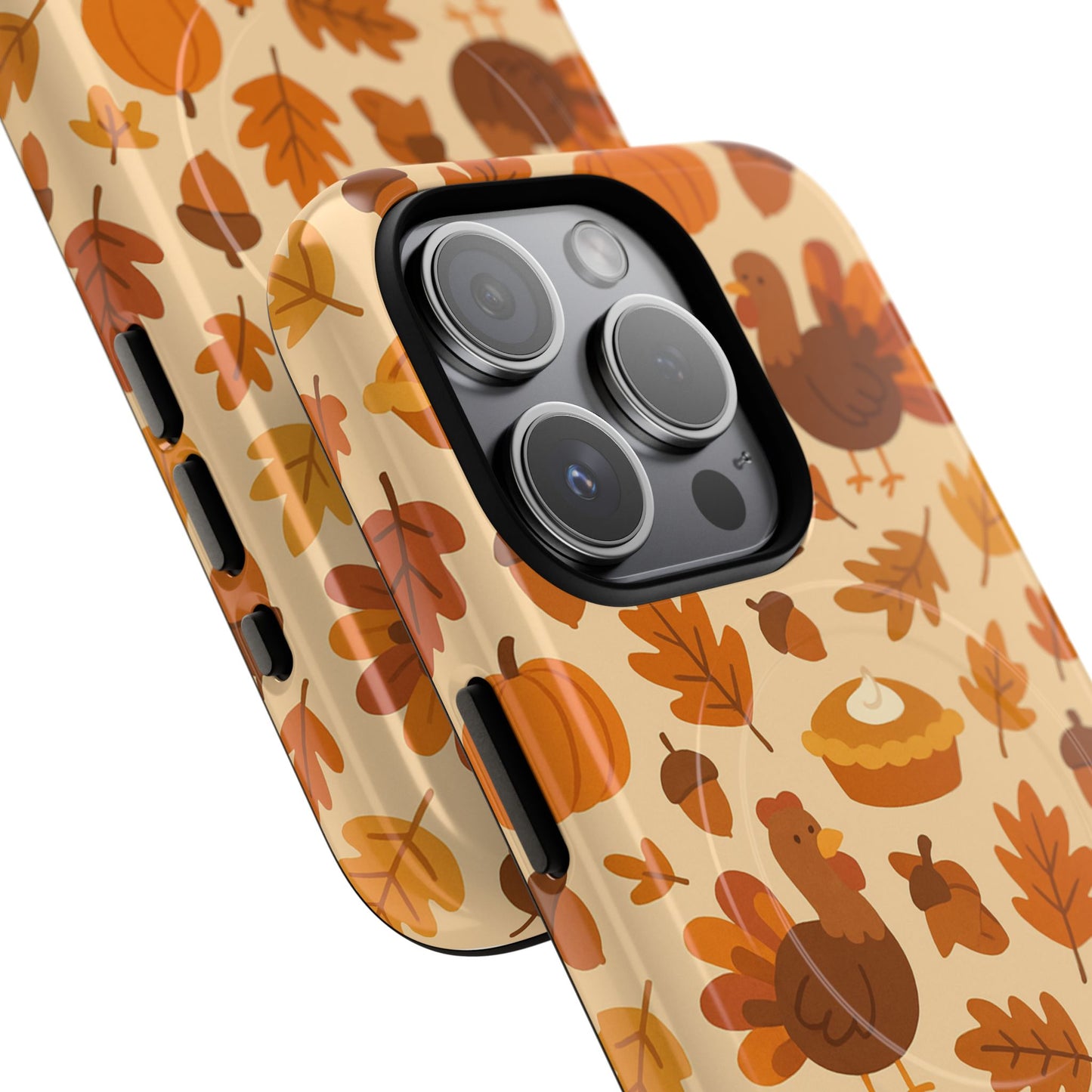 Thanksgiving-Themed Tough Magnetic iPhone Case | Compatible with MagSafe
