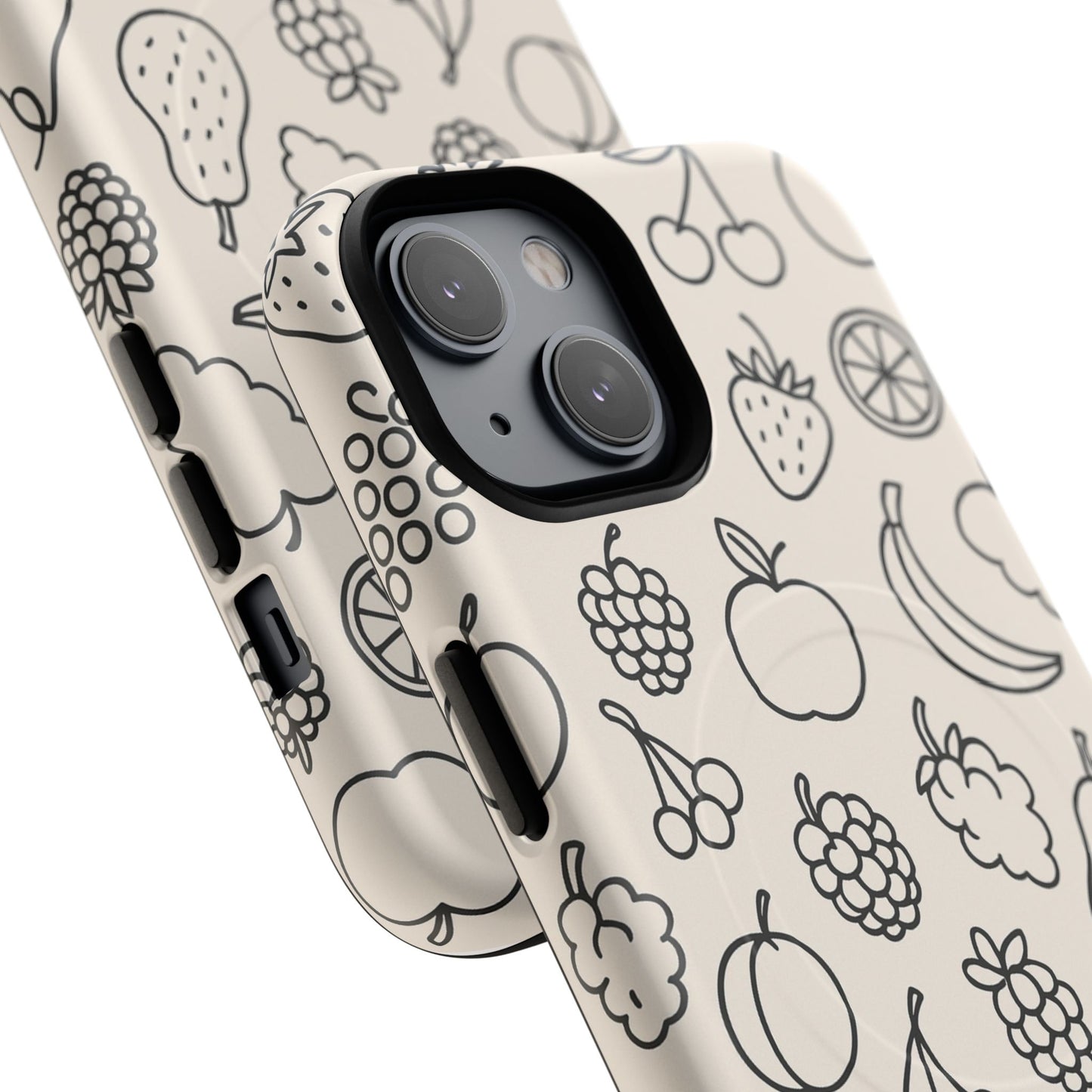 Fruit Pattern Tough iPhone Case | Compatible with MagSafe