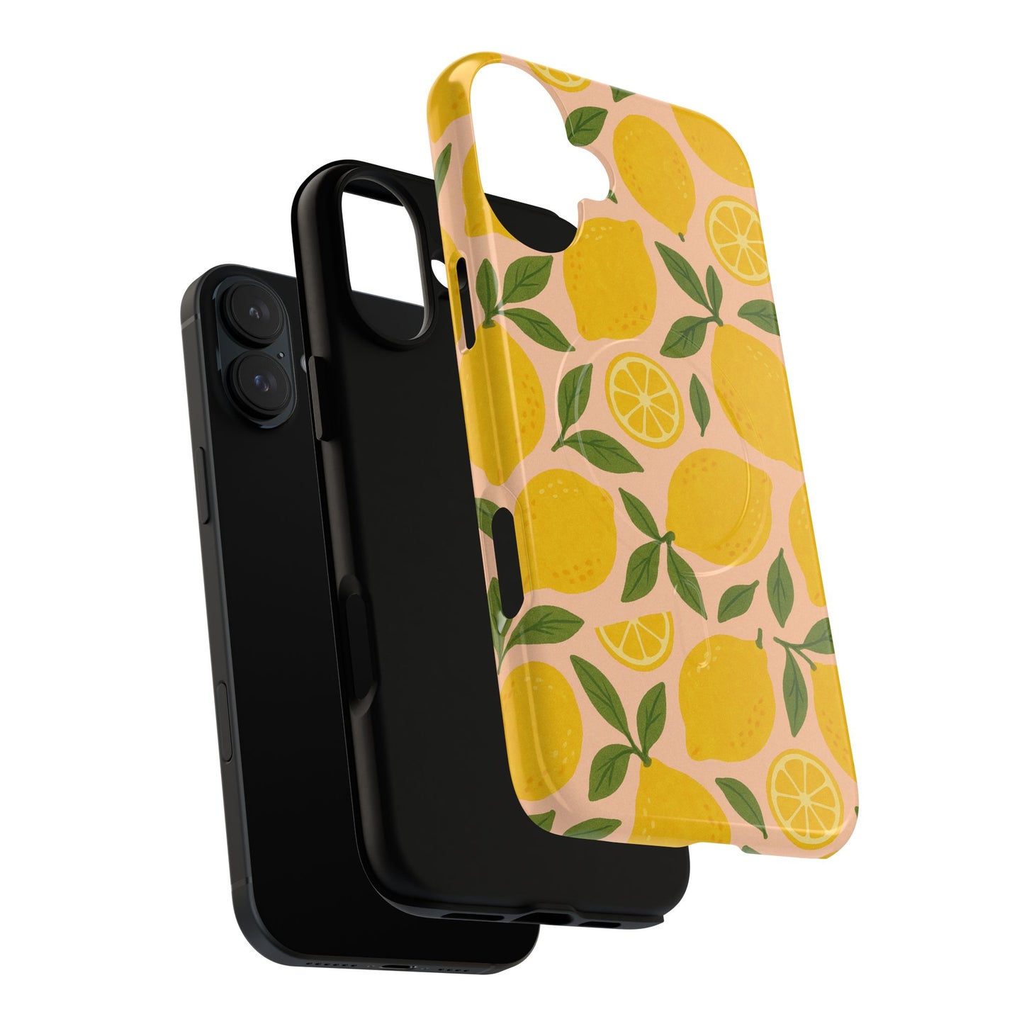Lemon Fruit Design iPhone Case | MagSafe Compatible
