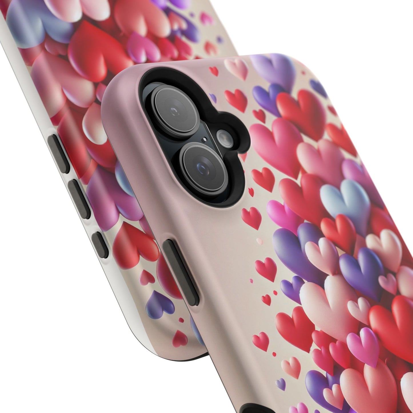 Shamo's Phone Case | MagSafe Compatible | Love Hearts Theme for iPhone 17 and more