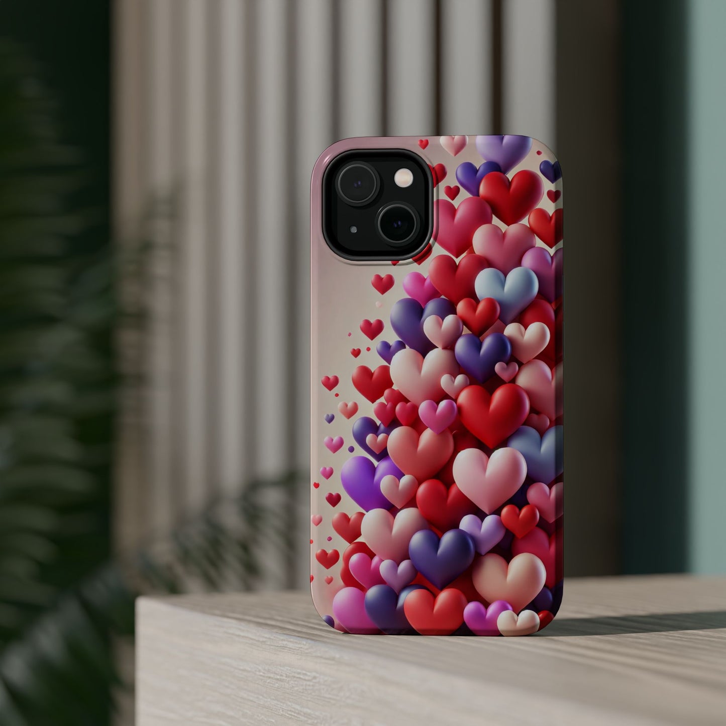 Shamo's Phone Case | MagSafe Compatible | Love Hearts Theme for iPhone 17 and more