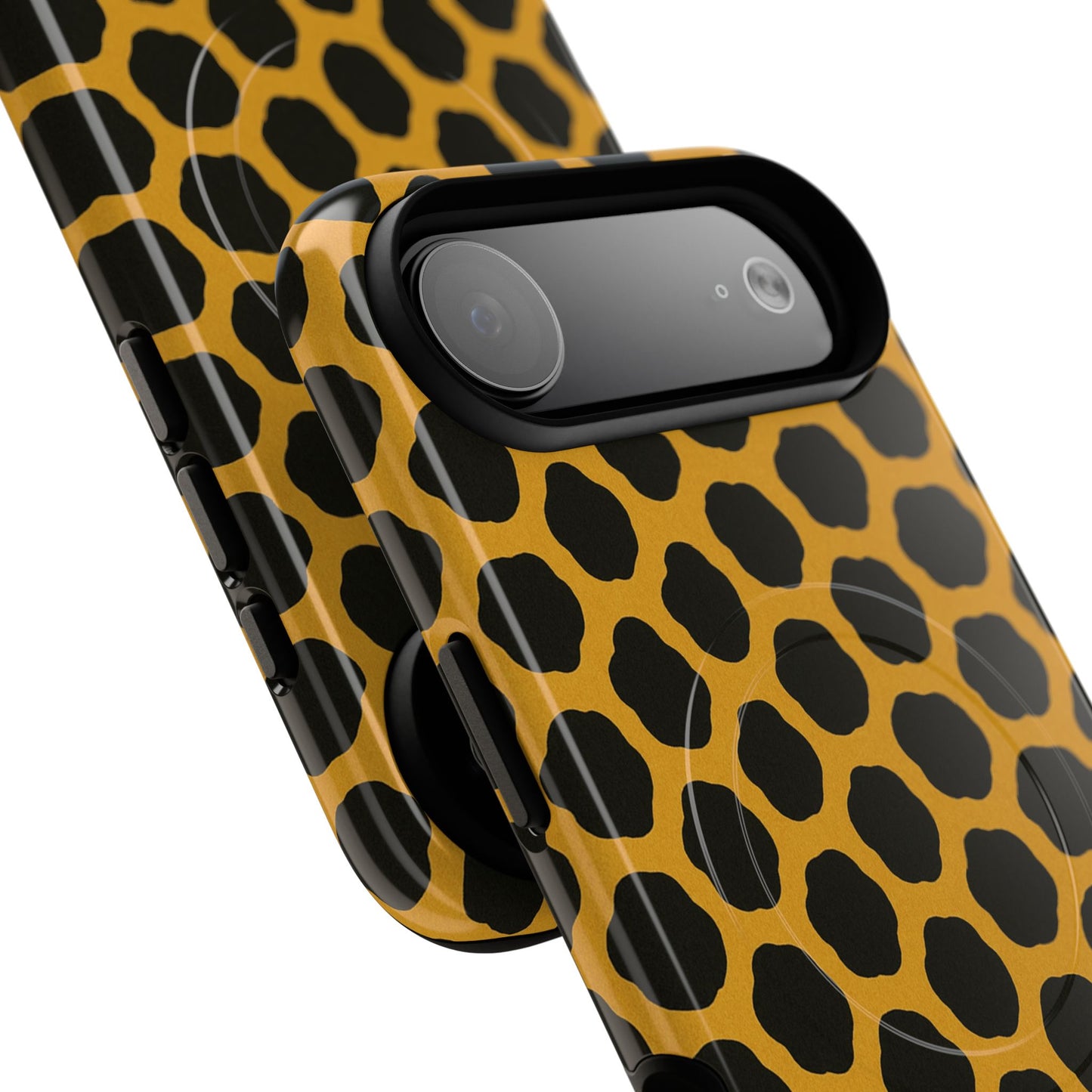 Stylish Leopard Pattern Magnetic iPhone Case | Compatible with MagSafe