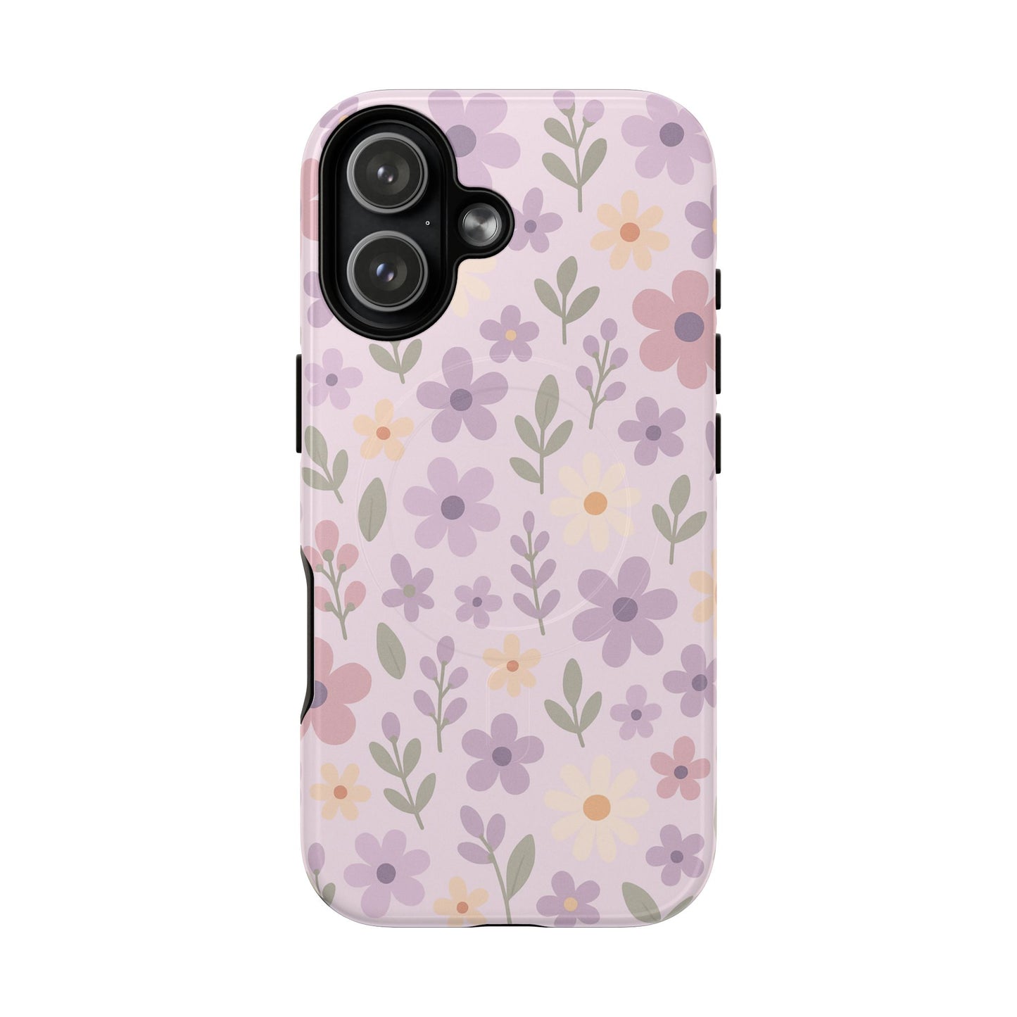 Floral Magnetic | Compatible with MagSafe Phone Case - Stylish and Durable Protection