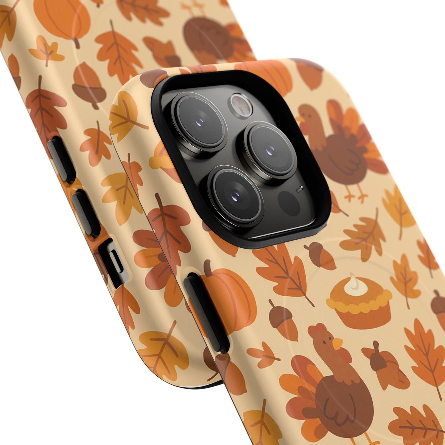 Thanksgiving-Themed Tough Magnetic iPhone Case | Compatible with MagSafe