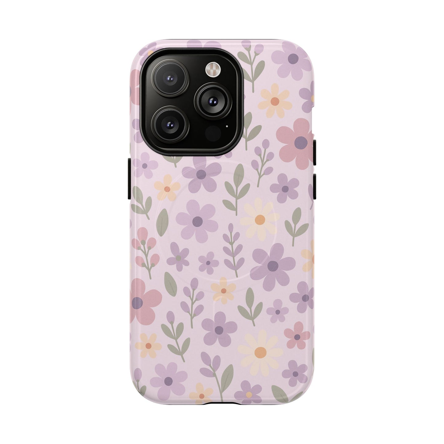 Floral Magnetic | Compatible with MagSafe Phone Case - Stylish and Durable Protection
