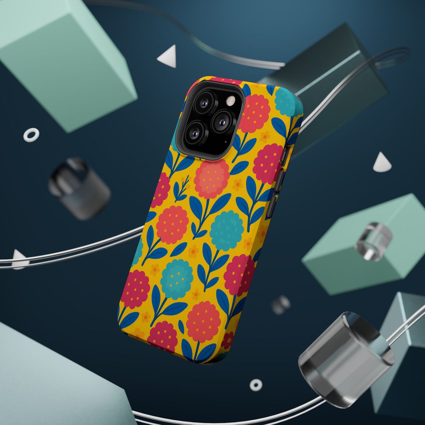 Vibrant Floral MagSafe Phone Case