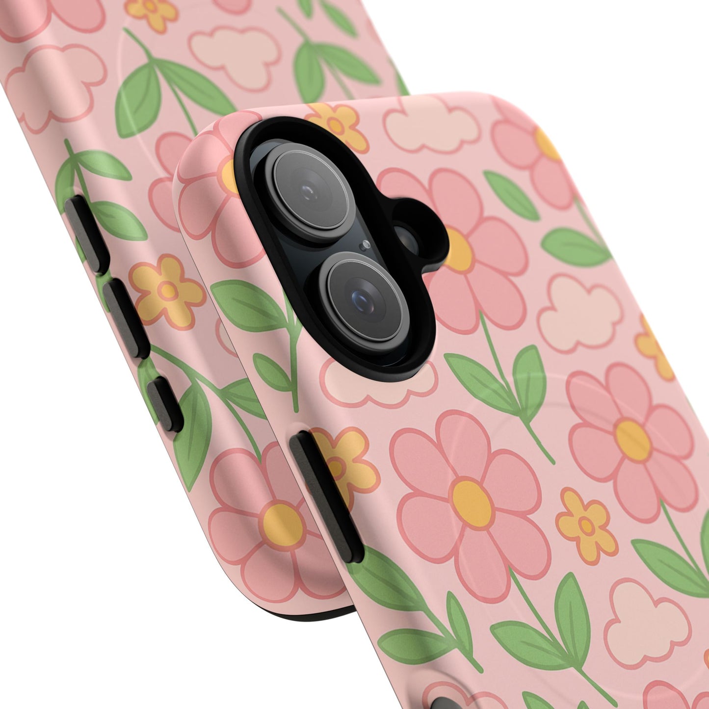 Floral Tough MagSafe Magnetic Phone Case - Stylish Protection for Your Device