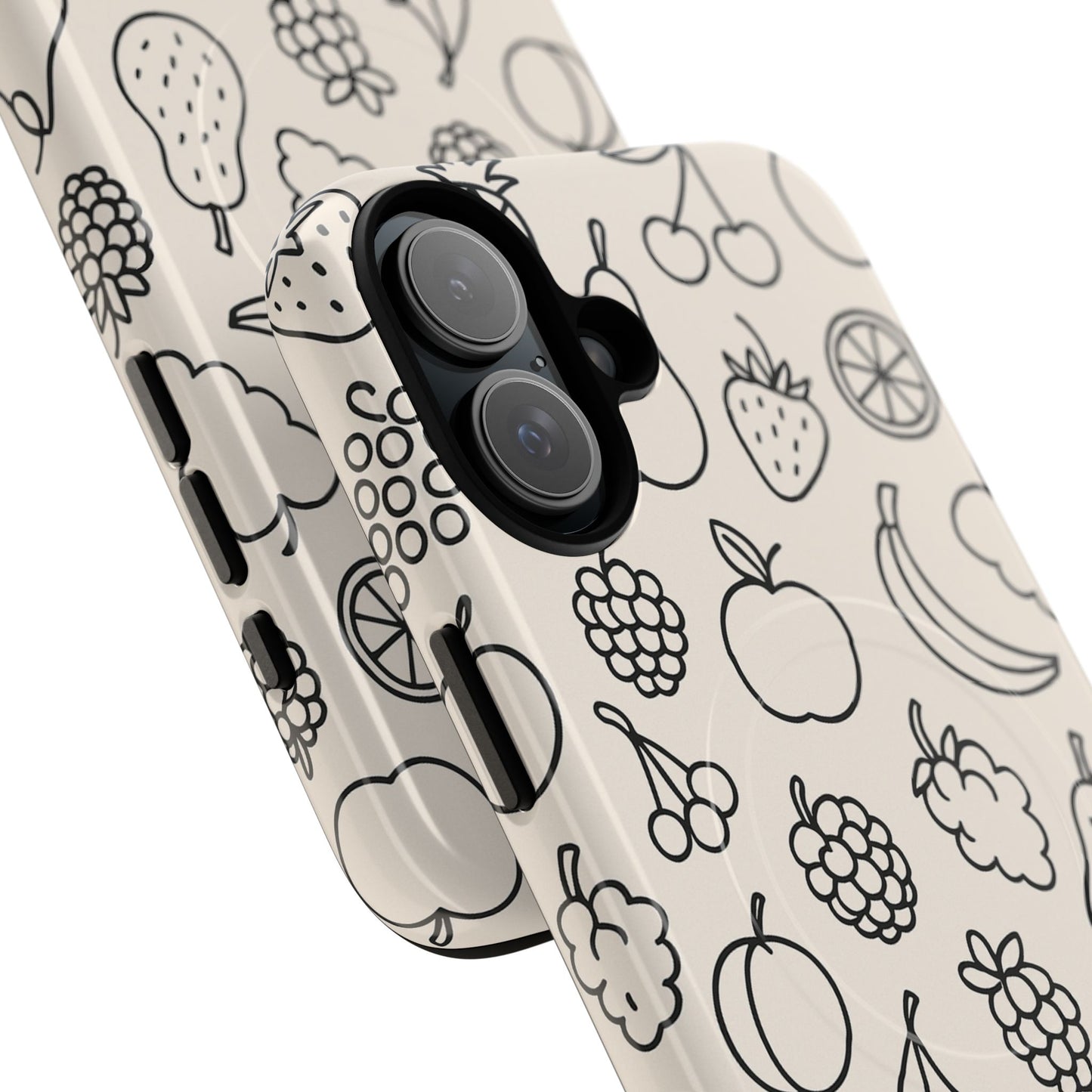 Fruit Pattern Tough iPhone Case | Compatible with MagSafe
