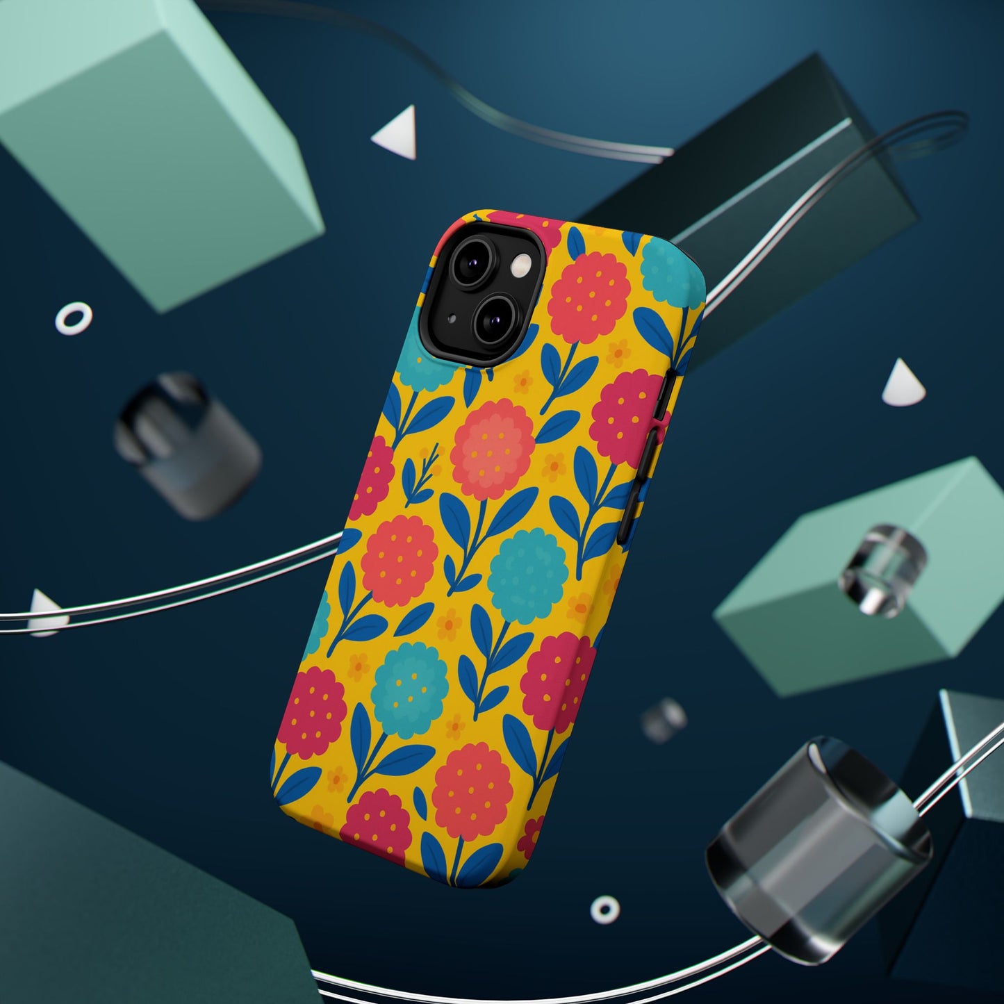 Vibrant Floral MagSafe Phone Case