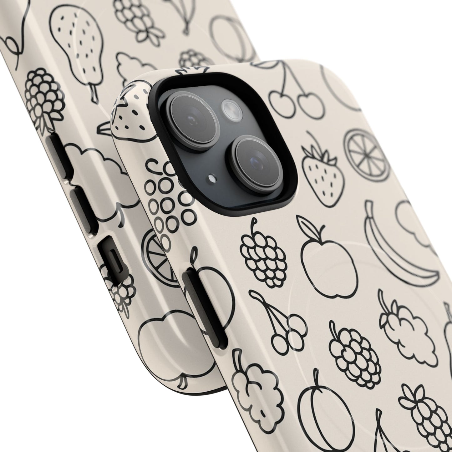 Fruit Pattern Tough iPhone Case | Compatible with MagSafe