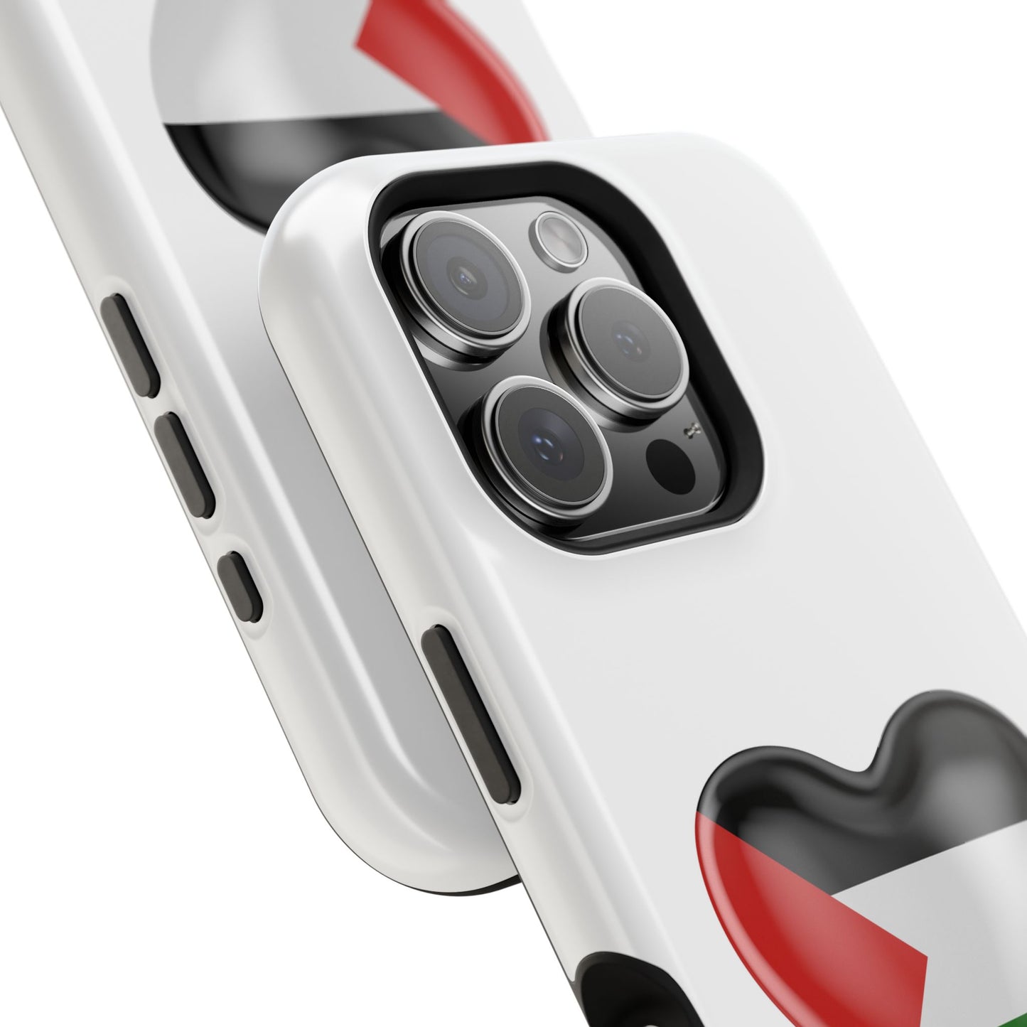 MagSafe Tough Cases with Palestinian flag in heart shape