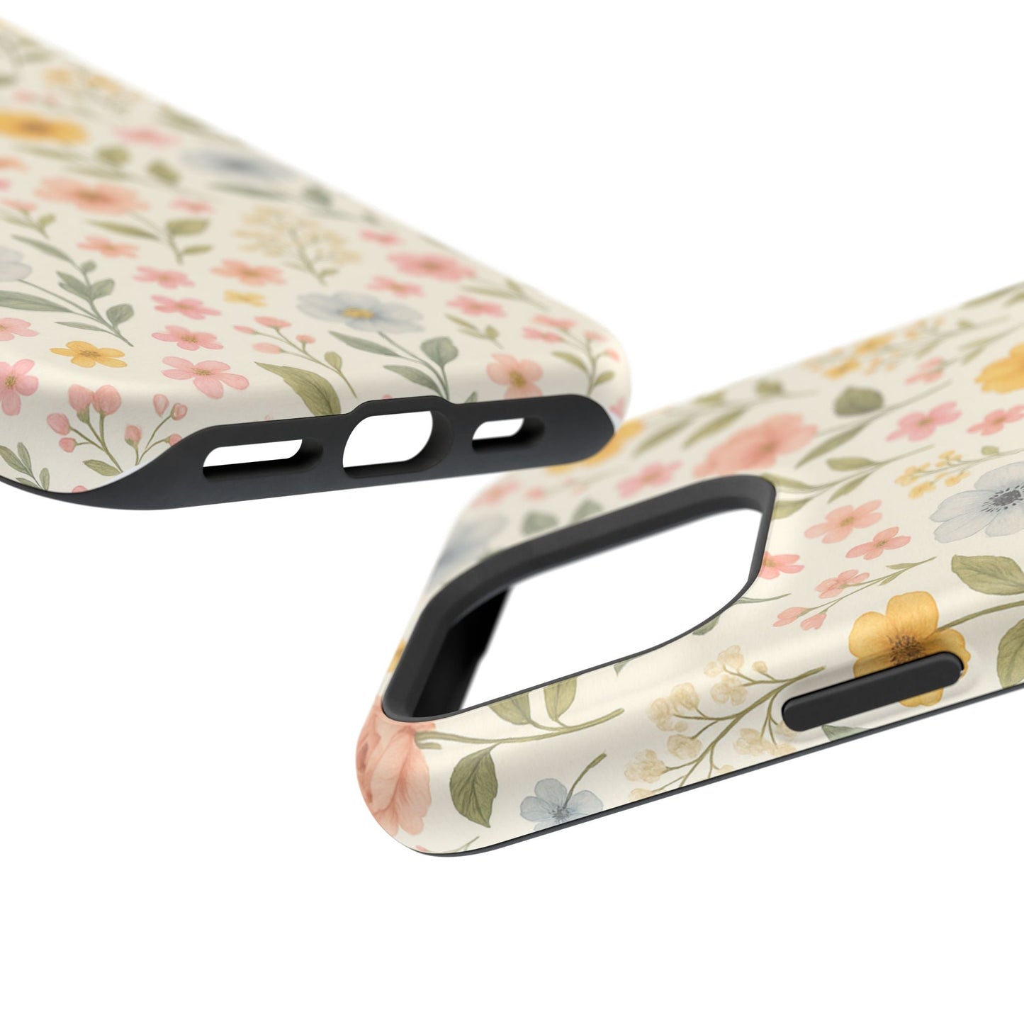 Floral Garden Impact iPhone Case with MagSafe compatibility Shamo's